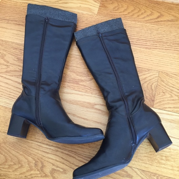 NEW Dark Brown Collette Stretch Boot 8.5 - Picture 1 of 4